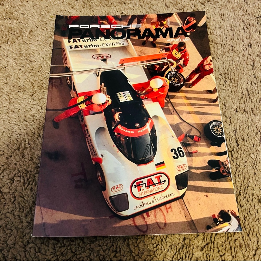 Porsche Panorama Car Magazine Back Issue August 1994